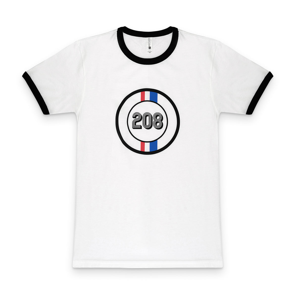 208LogoTeewBlackTrim-