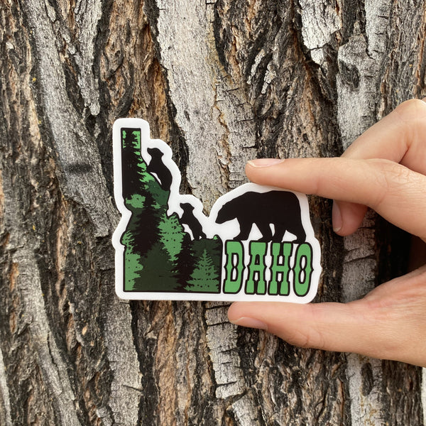 3 Bears Climbing Idaho Sticker