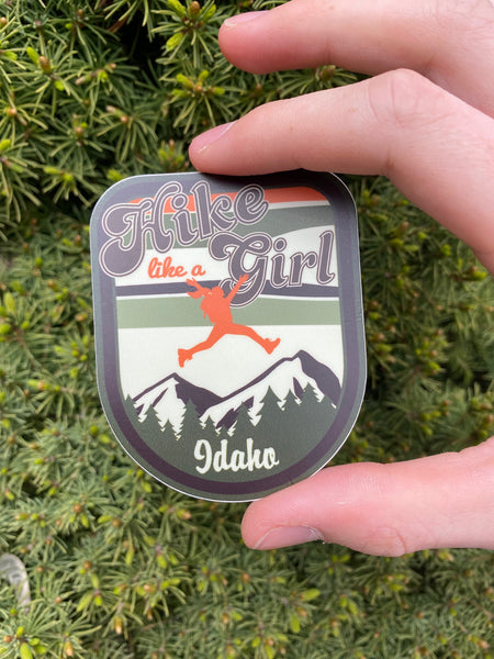 Hike Like A Girl Sticker