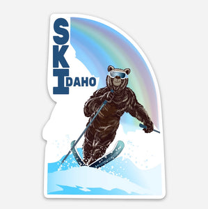 Salty Bear Ski Idaho Sticker