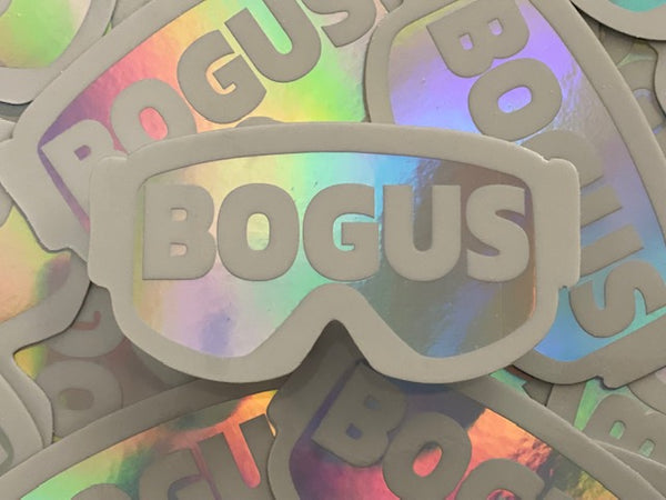 Bogus Holographic Goggle Sticker