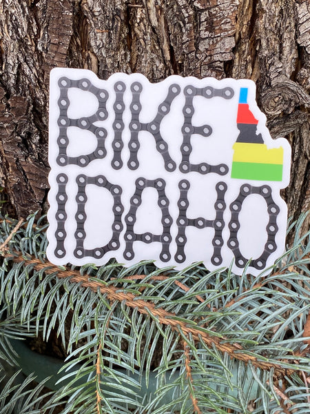 Bike Idaho Bike Chain Champions Jersey Sticker