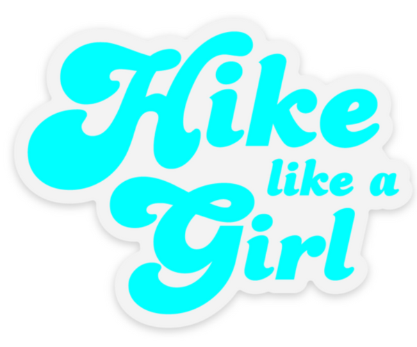 Hike like a Girl Sticker