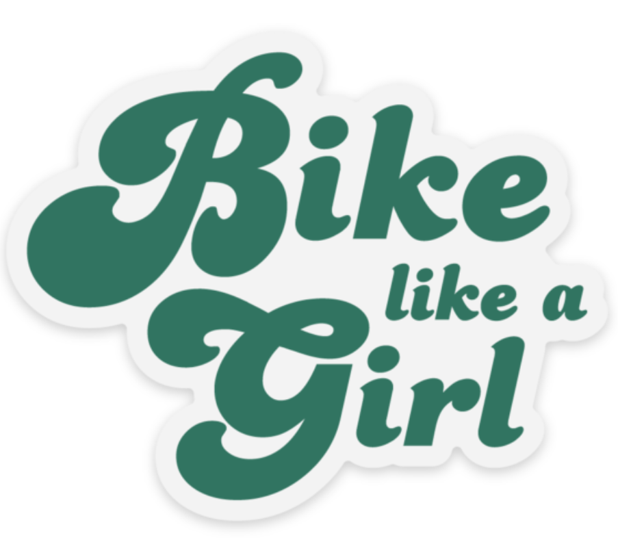 Bike like a Girl Sticker
