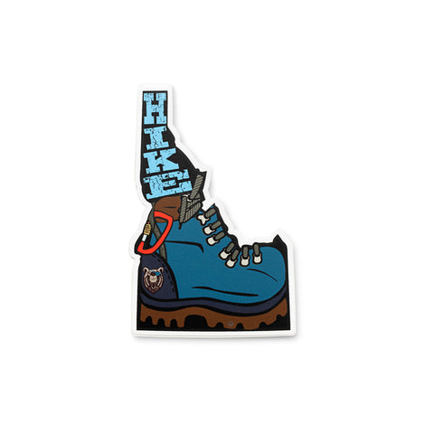 Hike Idaho Boot-Blue Sticker