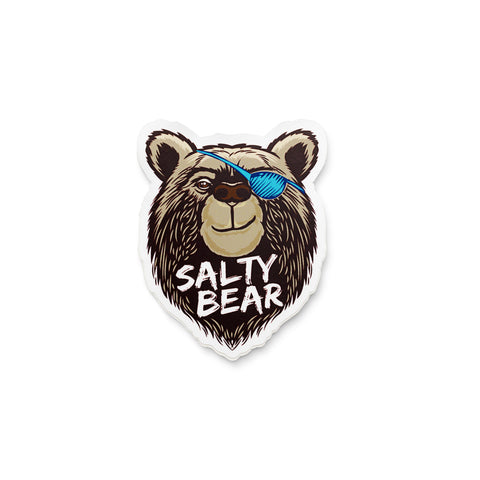 Salty Bear Logo Sticker