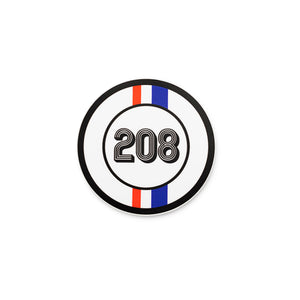 208 Racing Stripe Sticker