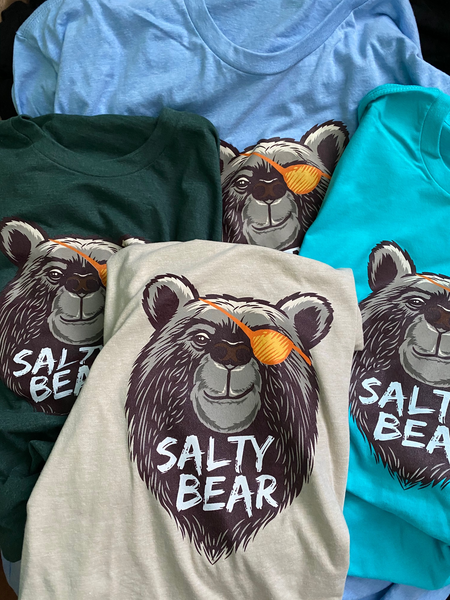 Salty Bear Logo Unisex Tee (Free Shipping)