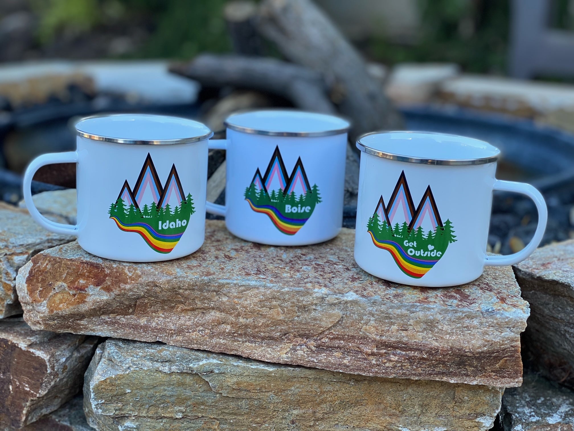 Progressive Pride Camper Mug
