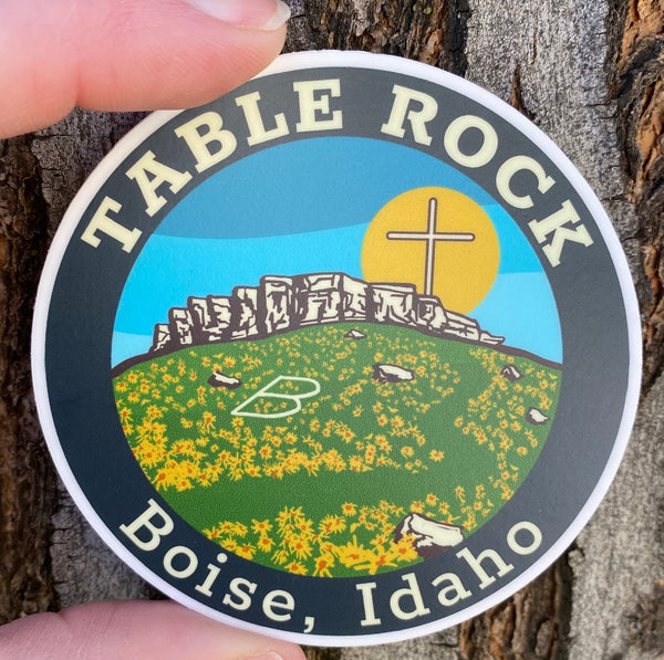 Table Rock Boise Idaho Sticker